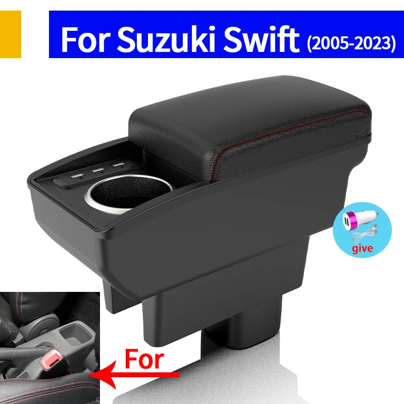 Pre Suzuki Swift Lakorkovacia skrinka pre Suzuki Swift CAR Storage Box 2005-2024