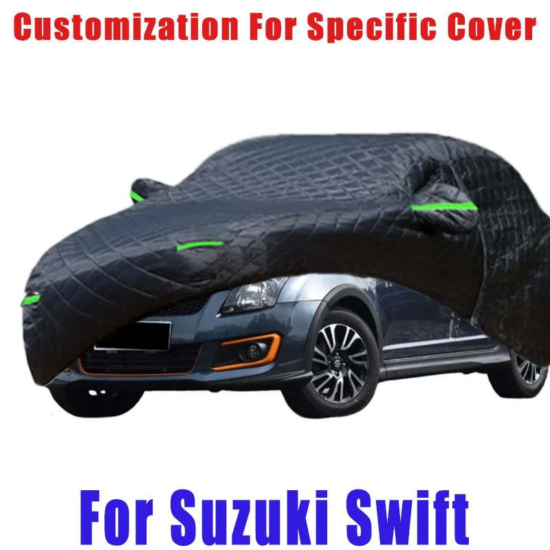 Pre Suzuki Swift Prevencia krupobitia kryt Auto dažďová ochrana, ochrana proti škrabancom, ochrana proti odlupovaniu farby, prevencia snehu automobilov