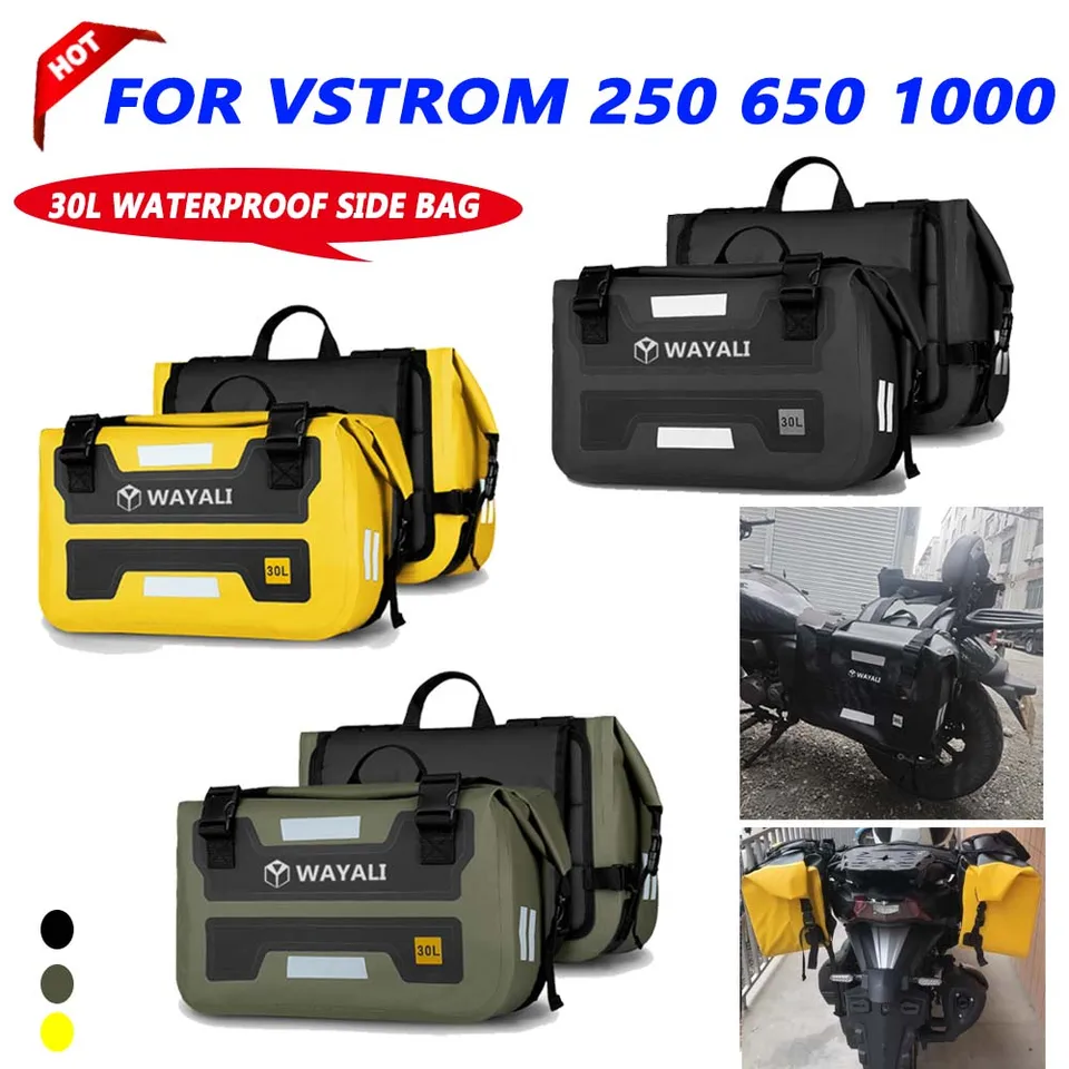 Pre Suzuki V-Strom 250 650 1000 DL650 DL250 VSTROM 650XT SADDLE VATA VODNÉ VONKAJÚ VLASTNÉ PRÁVNE SKLADOVANIE PANIER