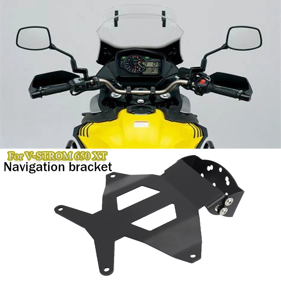 Pre Suzuki V-Strom 650 XT DL 650 VSTROM Motocykel predného telefónu držiak na stojan Smartphone Telefón GPS GPS Navigaton Plate.