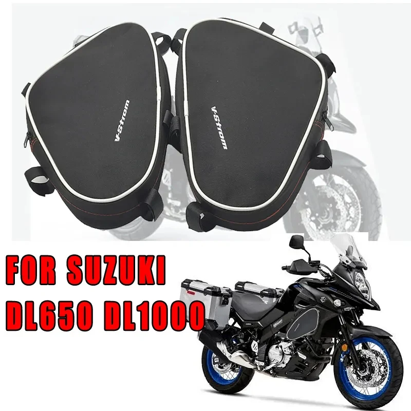 Pre Suzuki V-Strom DL650 DL1000 DL 650 DL 1000 Crash Bar Bag Motorcycle Tool Bag Frame Triple-Cornery Balíček