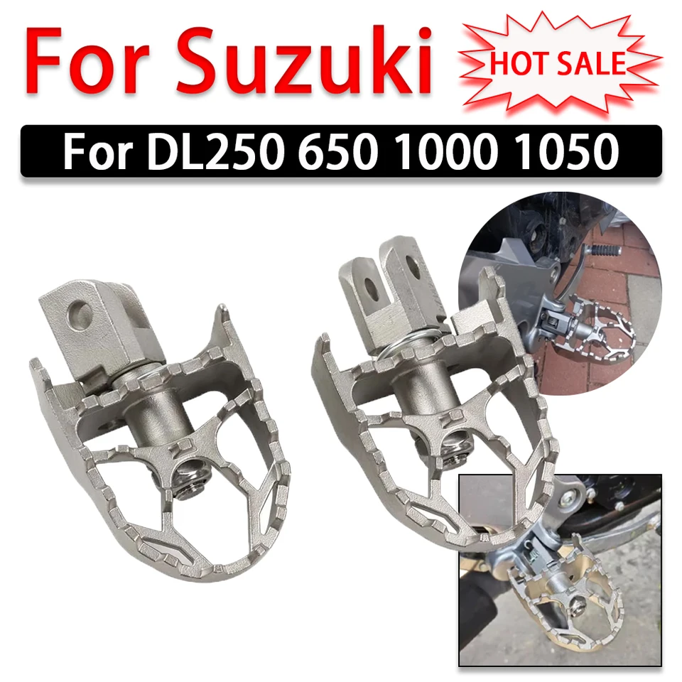 Pre Suzuki vstrom DL650 DL1000 DL1050 DL250 V-Strom DL 650 XT 650XT 1000 1050 250 Príslušenstvo Foot Pedály Pedály Footpegs Footrest Footrest