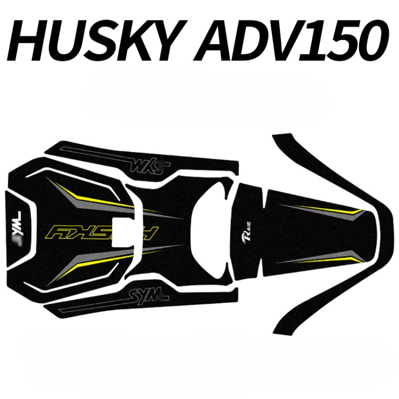 Pre Sym Husky Adv150 STRANA 2D motocyklová kapotáž ochranná nálepka Body Film Dekoratívne nálepky Adv150 Príslušenstvo