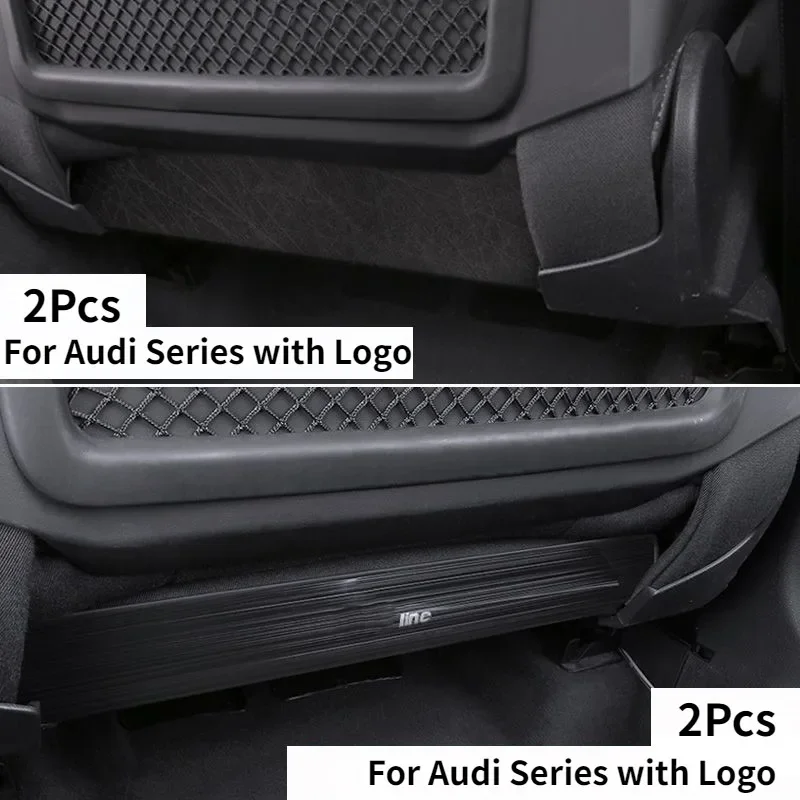 Pre sériu Audi z nehrdzavejúcej ocele Kick Plate Fore3 A4 A5 A6 Q3 A8 S4 Q5 Q7 Zadné sedadlá Kick pre deti odolné voči vnútorným lištám