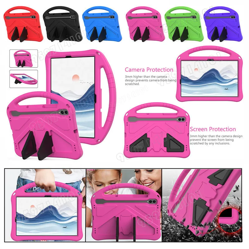 Pre tab galaxy Samsung S7 S8 S9 11inch 2023 SM-X710/X716B/X718U/X700/X706/T870/T875 Anti-Fall Eva Kids Case Case Tablet Tablet Tablet Cover Tablet Cover Tablet Cover