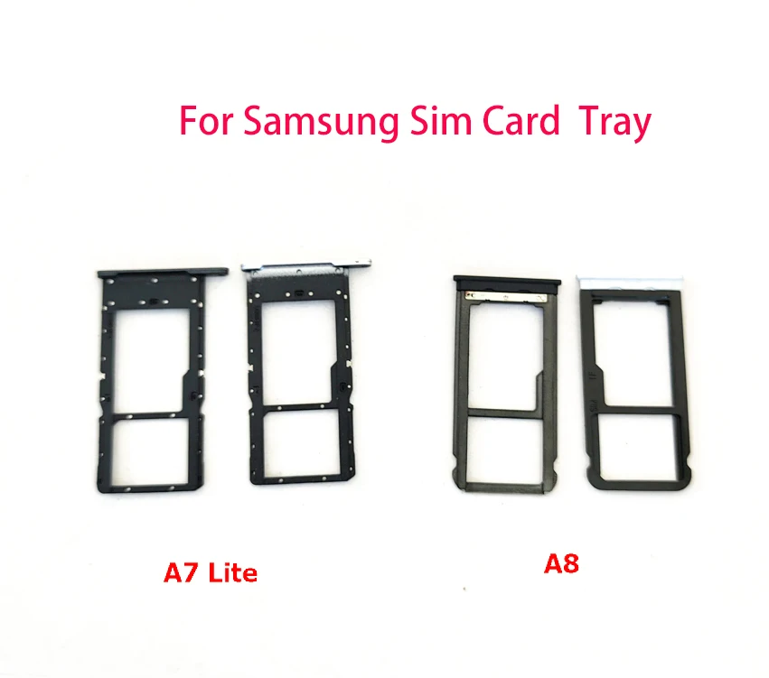 Pre tab Tab Samsung Galaxy A8 10.5 2021 X200 X205 /TAB A7 LITE T225 T220 SIM SIM CARD TRAY Slot Držiak držiaka Adaptér Opravy Časti