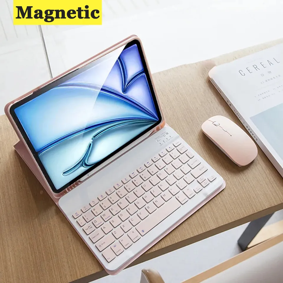 Pre tab Tab Samsung Galaxy A9 2023 8.7 pre galaxiu Tab A7 Lite 8.7inch puzdro s držiakom ceruzkou Bluetooth Detachable Keyboard Myš