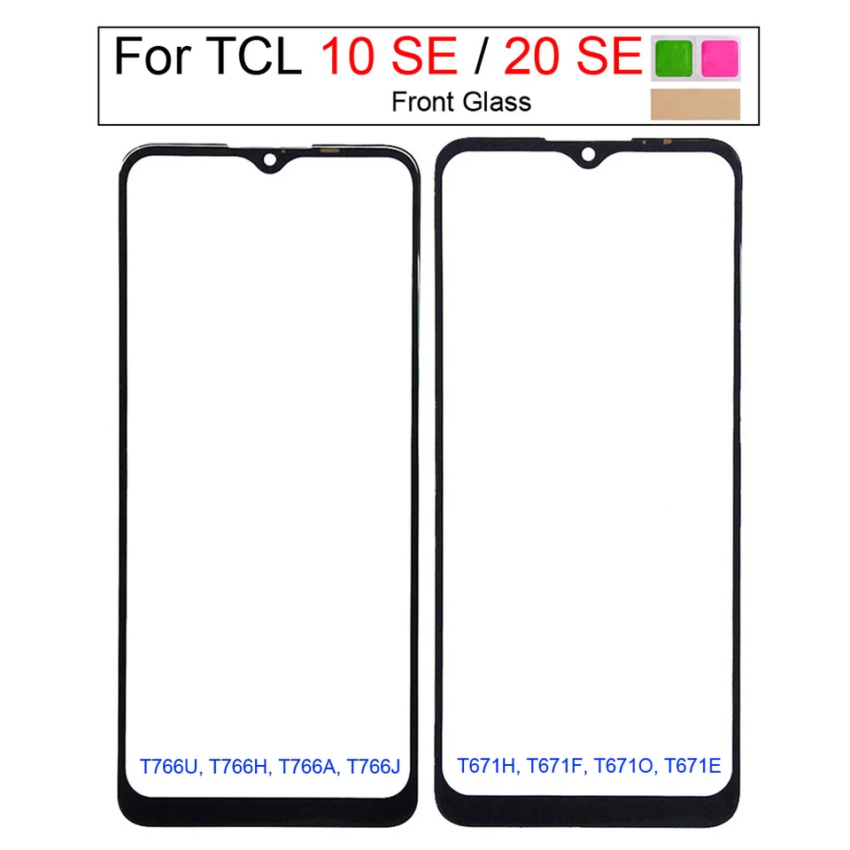Pre TCL 20 SE T671H T671F T671O Panel dotykovej obrazovky pre TCL 10 SE T766U T766H T766A T766J LCD SCRESKÝ PANEL PANEL PANEL