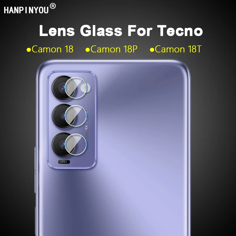 Pre Tecno Camon 19 18 18p 18t Pro Full Cover Clear Ultra Slim Chard Camera Objektív Ochranna ochrana pred temperovaným skleneným sklom Film