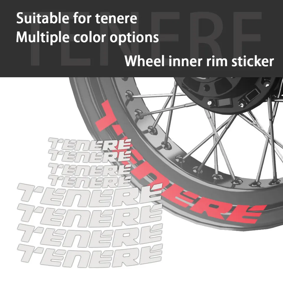 Pre Tenere 660 700 1200 XTZ 700Z XT1200Z Super T 700 Tener Motocyklový nálepka Motokros reflexný ráfik Doplatky