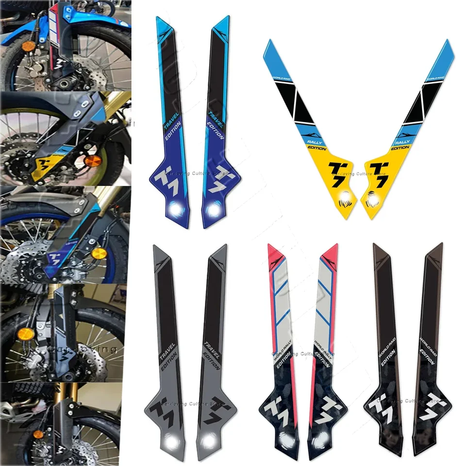 Pre Tenere 700, 2022 2023 2024 Ochranná nálepka na motocykle, nálepka 3D Mudguard