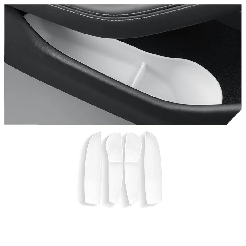 Pre Tesla Model 3 Highland 2023 2024 Pokrytie TPE Door Groove Storage Box