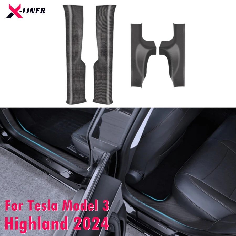 Pre Tesla Model 3 Highland 2024 Dvere Protector Protector Plates Mate