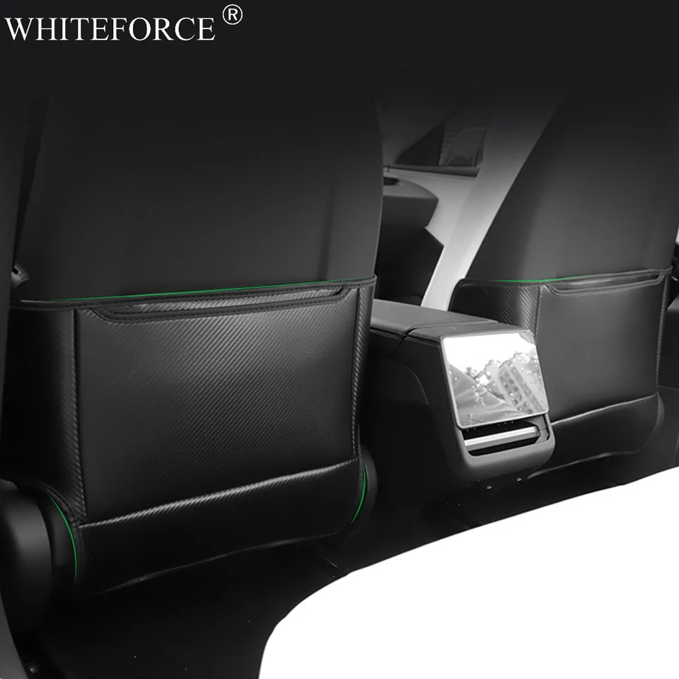 Pre Tesla Model 3 Highland 2024 Sedadlá chrbta Semi-Pack Ochranné detské anti-kick chrániče chráničov kryt