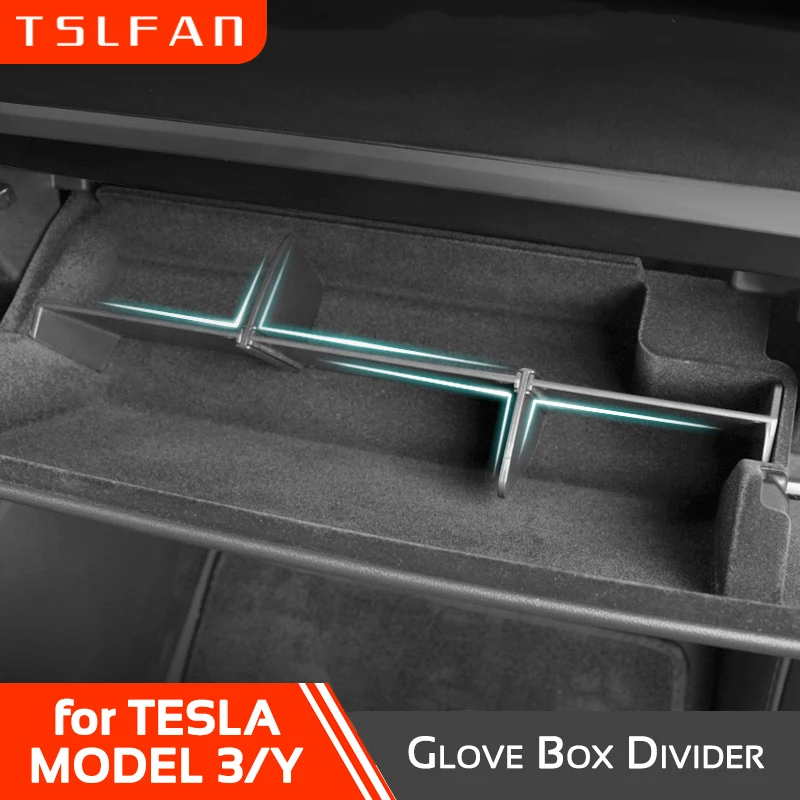 Pre Tesla Model 3 Y 2019-2023 Deliderové dosky Glove Box Deliac