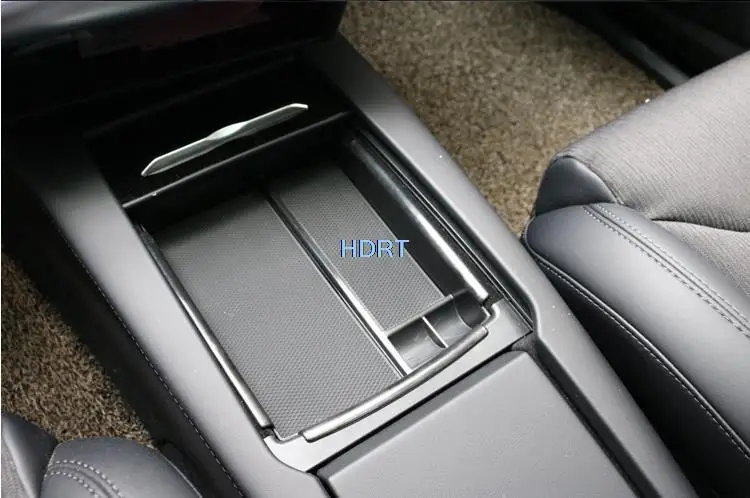 Pre Tesla Model X 2017 2018 2019 1PC Centrálna kontrolná zásuvka Centrum Tablet Tablet Skladová zásuvka Centrálna pod prístrojom Dash Box