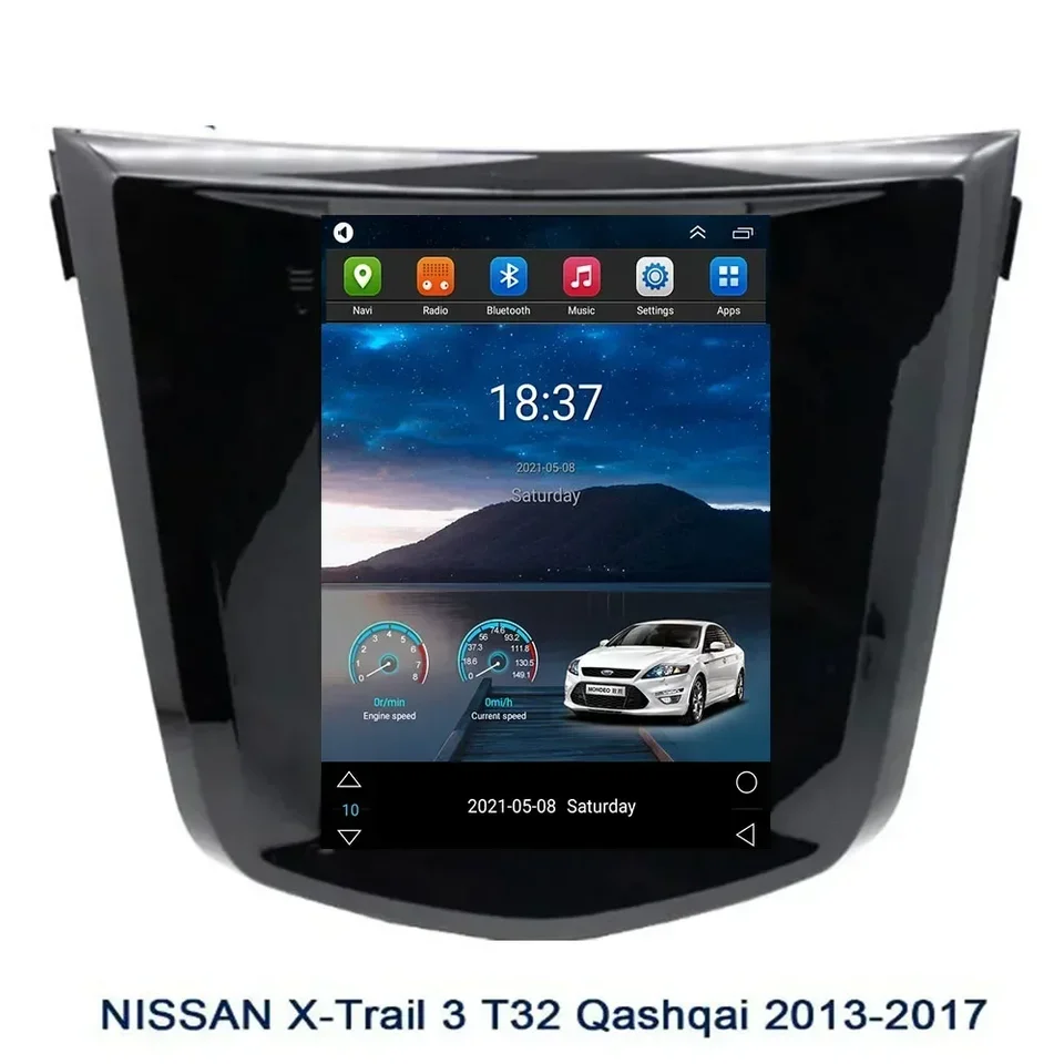 Pre Tesla Style 2 Din Android 13 Car Radio pre Nissan X-Trail 3 T32 Qashqai 2013-2017 multimediálny video prehrávač GPS Stereo CarPlay