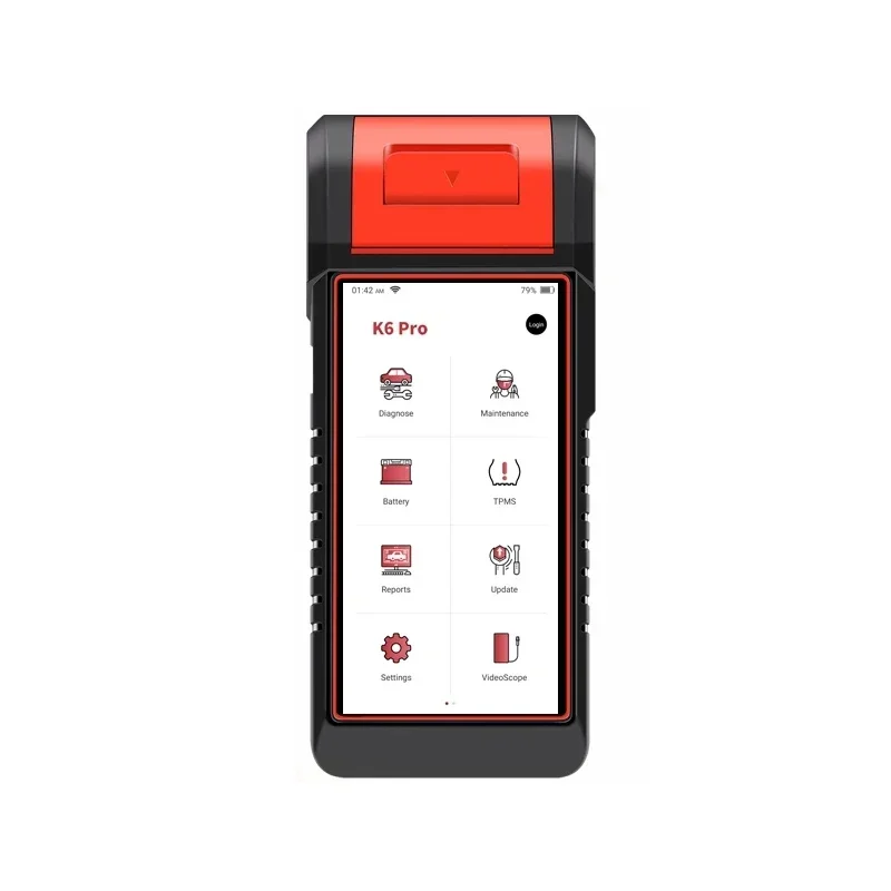 Pre tester batérie K6 Pro Diagnostický nástroj OBD2 TPMS RESET TLAČKA ROZAJTE ako Konnwei Autel MK808 Spustenie X431 ThinkDIAG