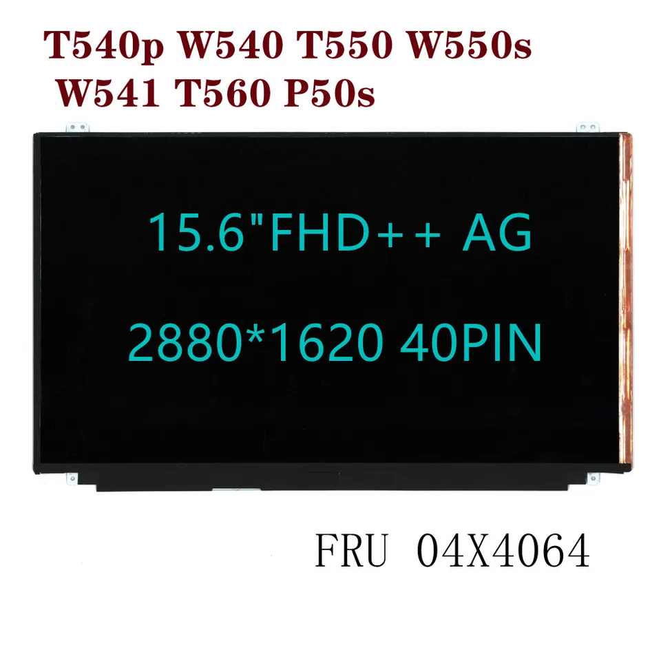 Pre ThinkPad T540P W540 T550 W550S W541 T560 P50S LCD SCREN 15.6 