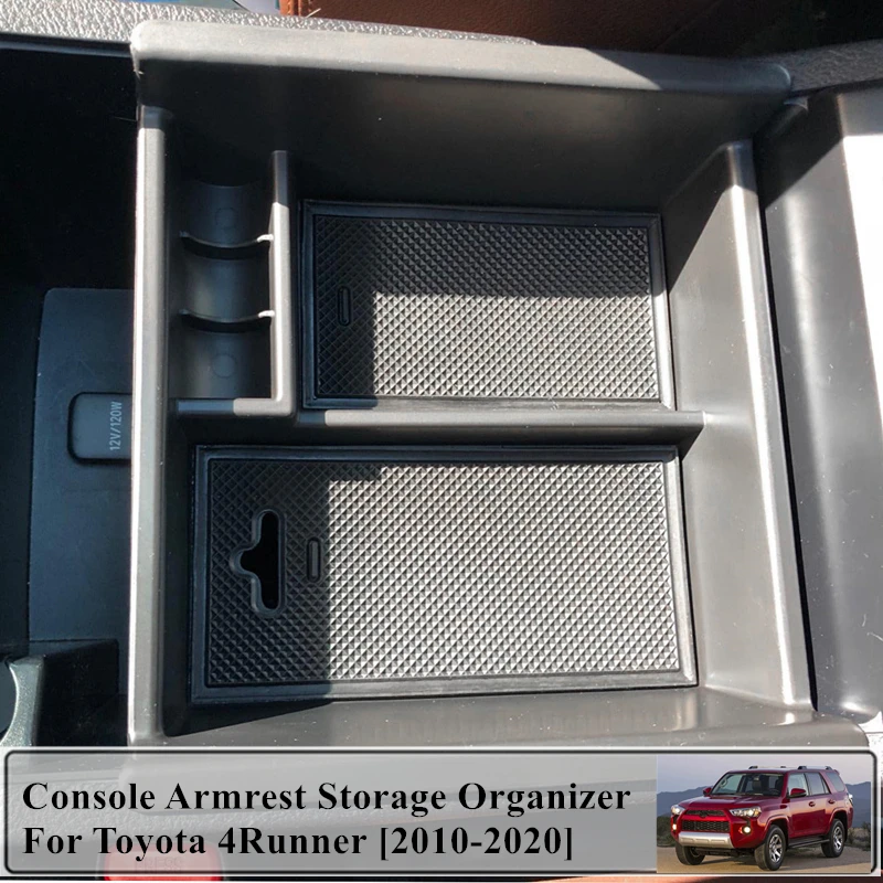 Pre Toyota 4Runner 2010 2012 2012 2013 2014 2015 2016 2017 - 2023 Centrová úložná skrinka Storage Box Organizátor Organizátor