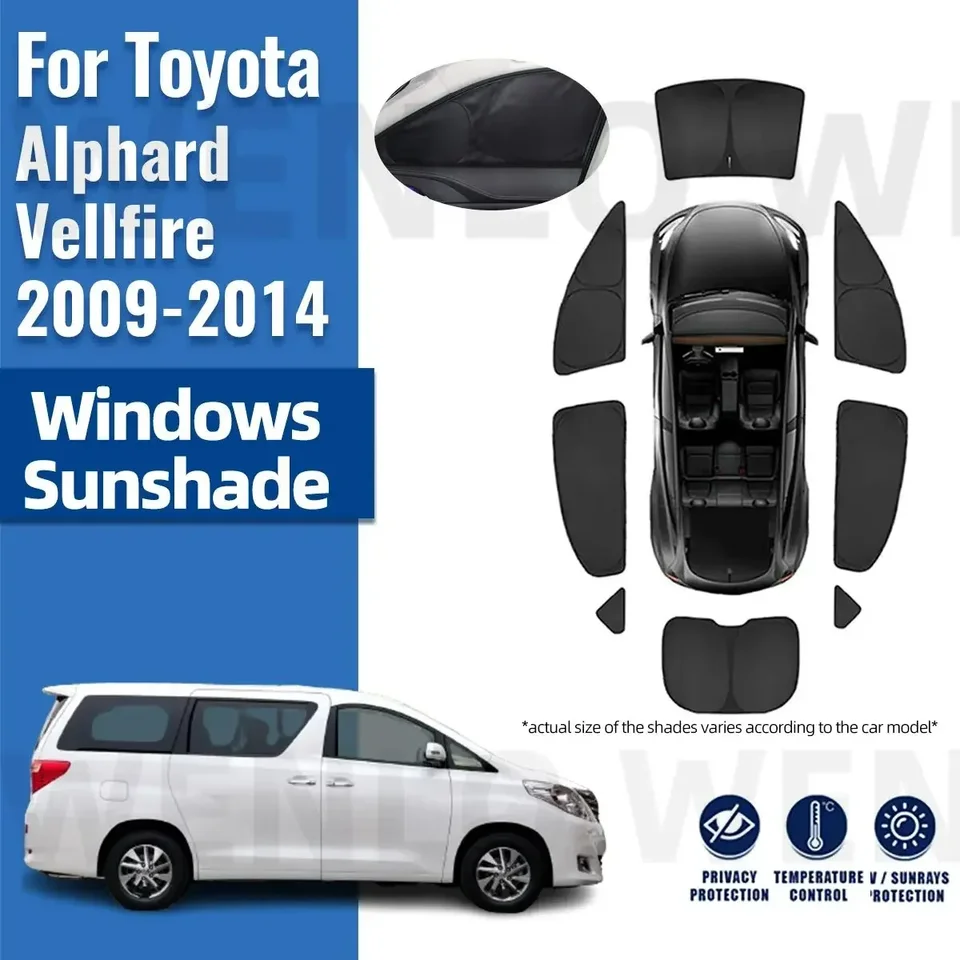 Pre Toyota Alphard Vellfire AH20 2009-2014 Plné kryt