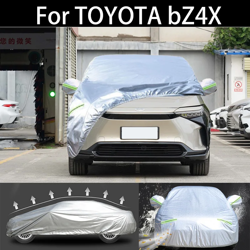 Pre toyota BZ4X Coner Cover Dust odolný voči vonkajšiemu vnútornému UV Snehovému odolné voči slnečnému žiareniu vodotesný krupobitie pre auto pre auto