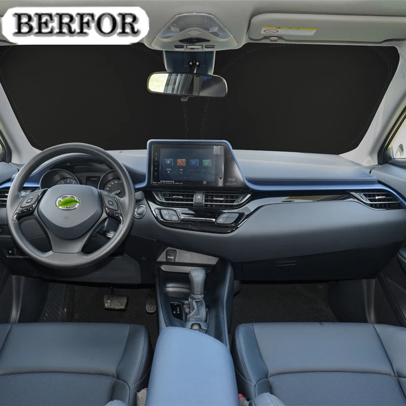 Pre Toyota C-HR CHR C HR 2016-2023 Automobil Nano-Insulat Sunshade Sunshade Front Window Sun Sun Shade Auto interiérové ​​príslušenstvo
