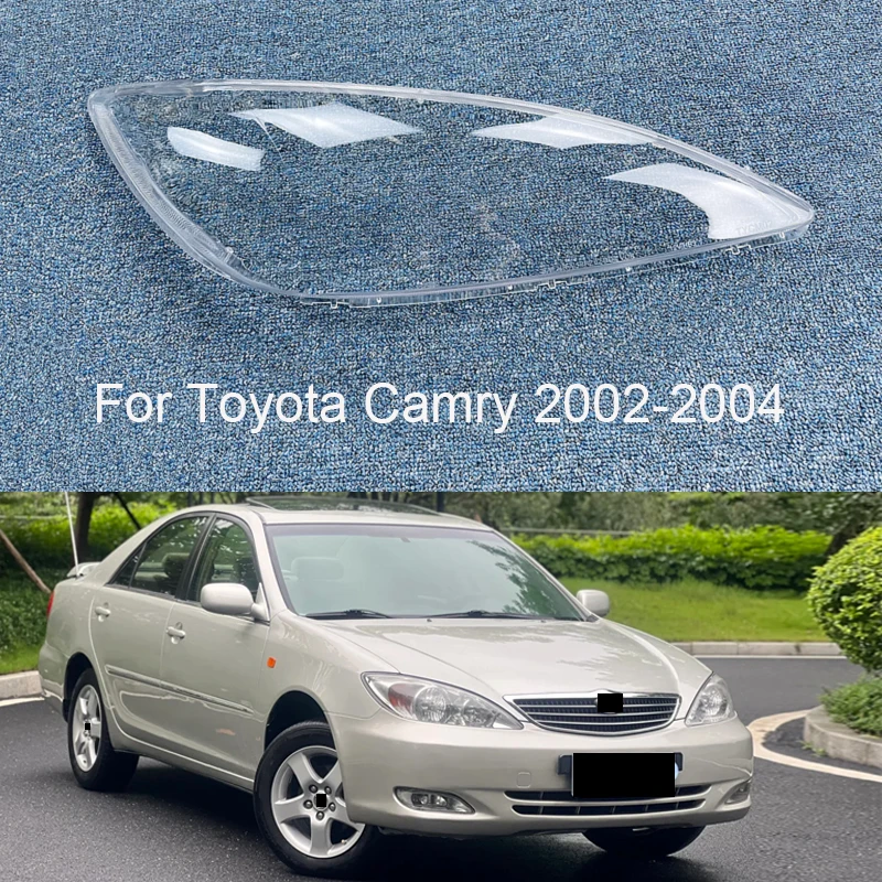 Pre Toyota Camry 2002 2003 2004 Trehlínový kryt Priehľadná šošovka Lampka Masky Plexiskry Plexiskry Vymeňte pôvodnú tienidlá