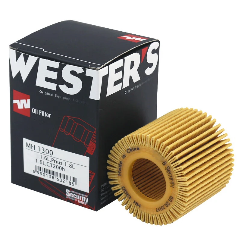Pre Toyota Corolla 2.0 Zre143 3ZR-FBE Prius Hybrid Auris 1.8 Lexus CT Scion 1.8 Westguard Oil Filter MH1300 04152YZZA6 CH10358