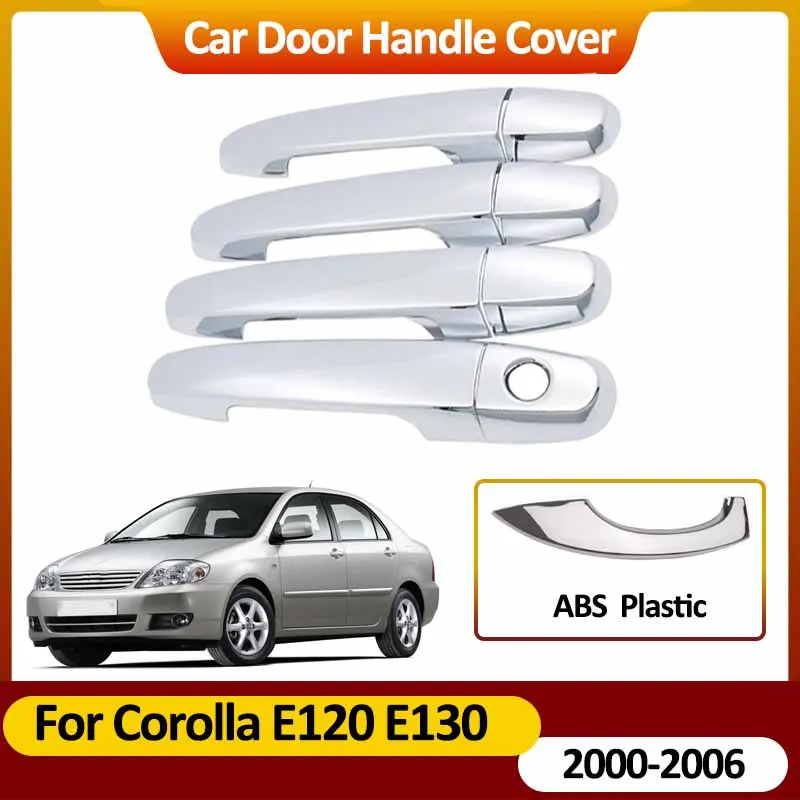 Pre Toyota Corolla E120 E130 2000 ~ 2006 2005 2005 Kruchy na kľučky dverí Automatické exteriérové ​​škrabance odolné