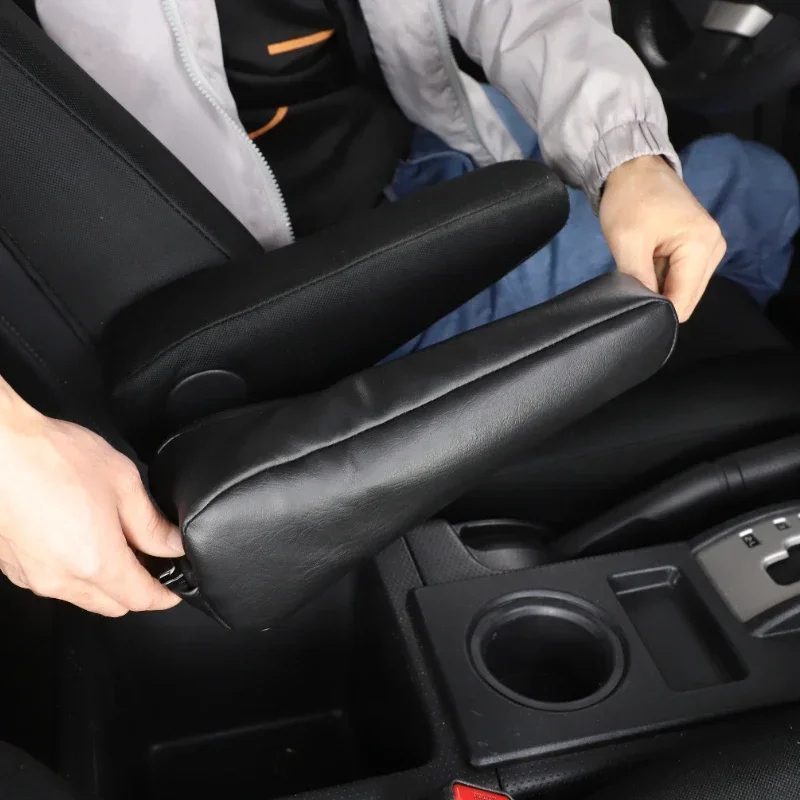 Pre Toyota FJ Cruiser 2007-2021 Kožená čierna autosedačka rukoväte chrániča Ochran