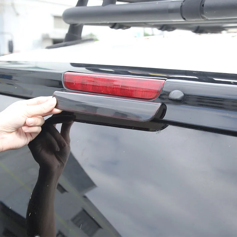 Pre Toyota FJ Cruiser 2007-21 Čierne auto Brzdenie Decorrative Cover Vysoko umiestnené brzdové svetlo Ochranné kryt