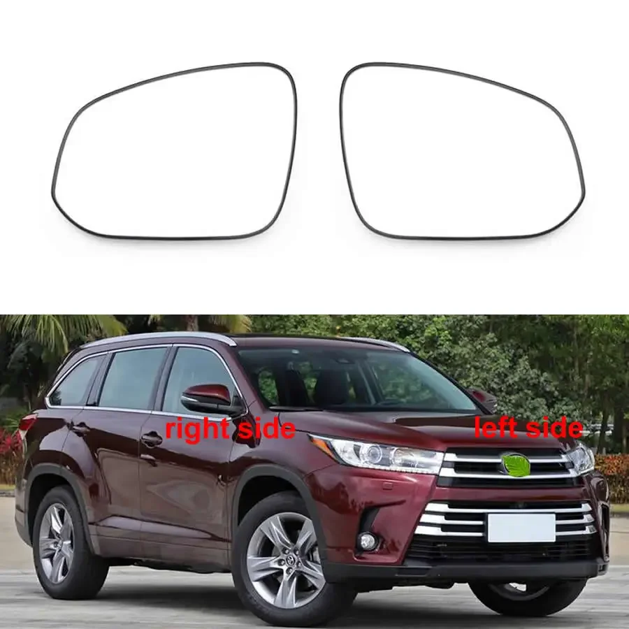 Pre Toyota Highlander 2015 2016 2017 - 2021 Exteriéry automobilov Vonkajší spätný pohľad bočné zrkadlá objektív