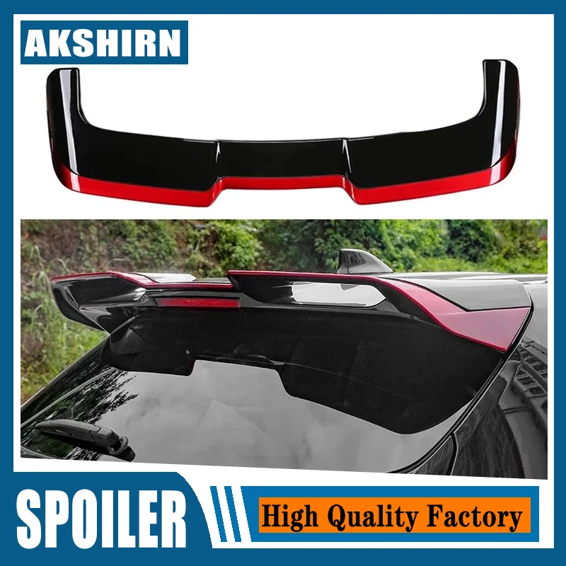 Pre Toyota Highlander 4. 2021-2024 Nový tvar stýka MC Mecha Zadný kufre Kušník zadného krídla Lip na pery uhlíkové vlákno Ab Wing Spoiler Car Stylin