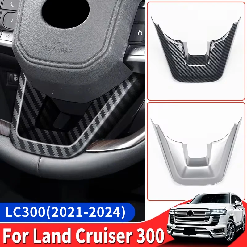 Pre Toyota Land Cruiser 300 2021 2022 2024 Dekoratívny výzdoba volantu LC300 J300 Interiérové ​​doplnky Modifikácia ladenia