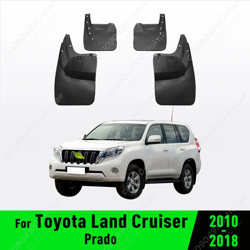 Pre Toyota Land Cruiser Prado FJ90 FJ120 FJ150 FJ200 1997 - 2016 2017 2018 Fender Mudguard Mud bahno strážne klapky Splash Flap Mudguards