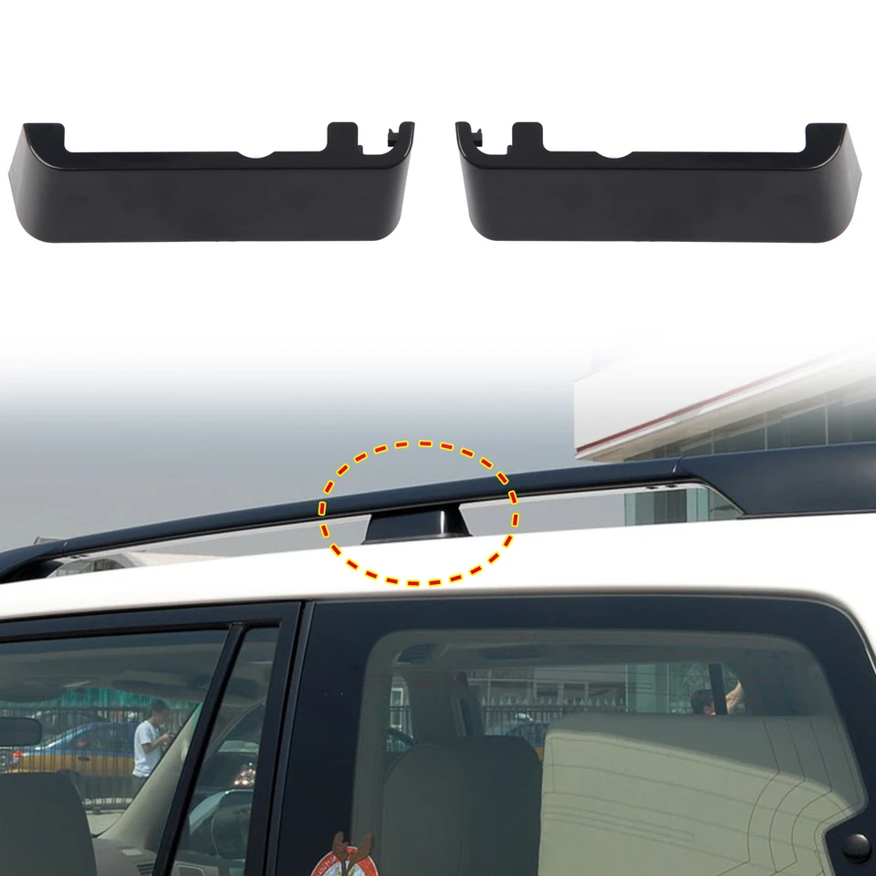 Pre Toyota Land Cruiser Prado J120 2003-2009/ J150 2010-2018 Príslušenstvo automobilu ABS Rail Rails Batožina kryt