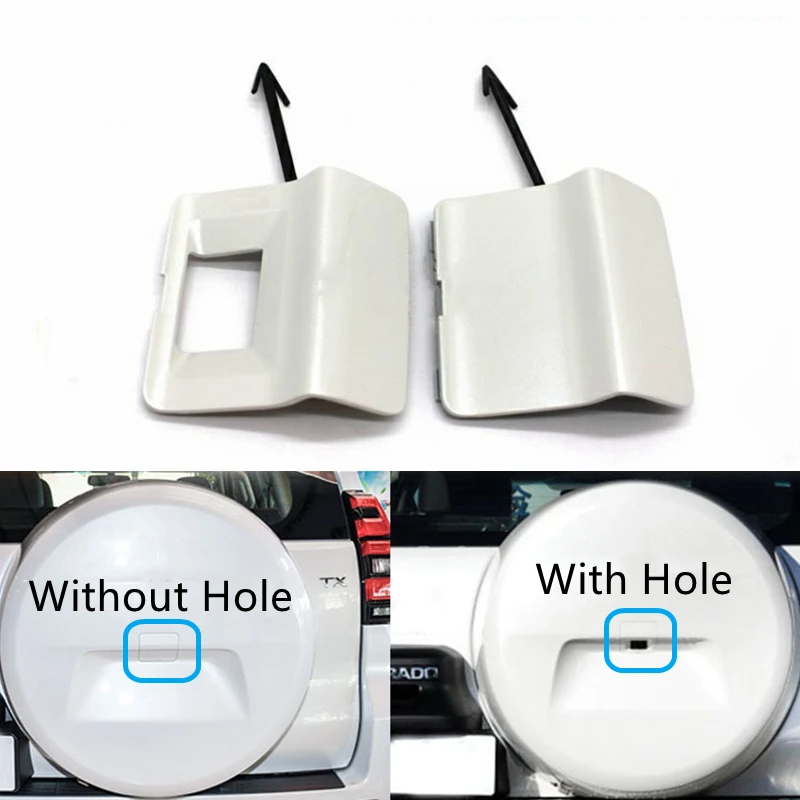Pre Toyota Land Cruiser Prado LC150 2010-2018 Kryt kamery na zadné lístky na zadné lístky Perl White Perl White