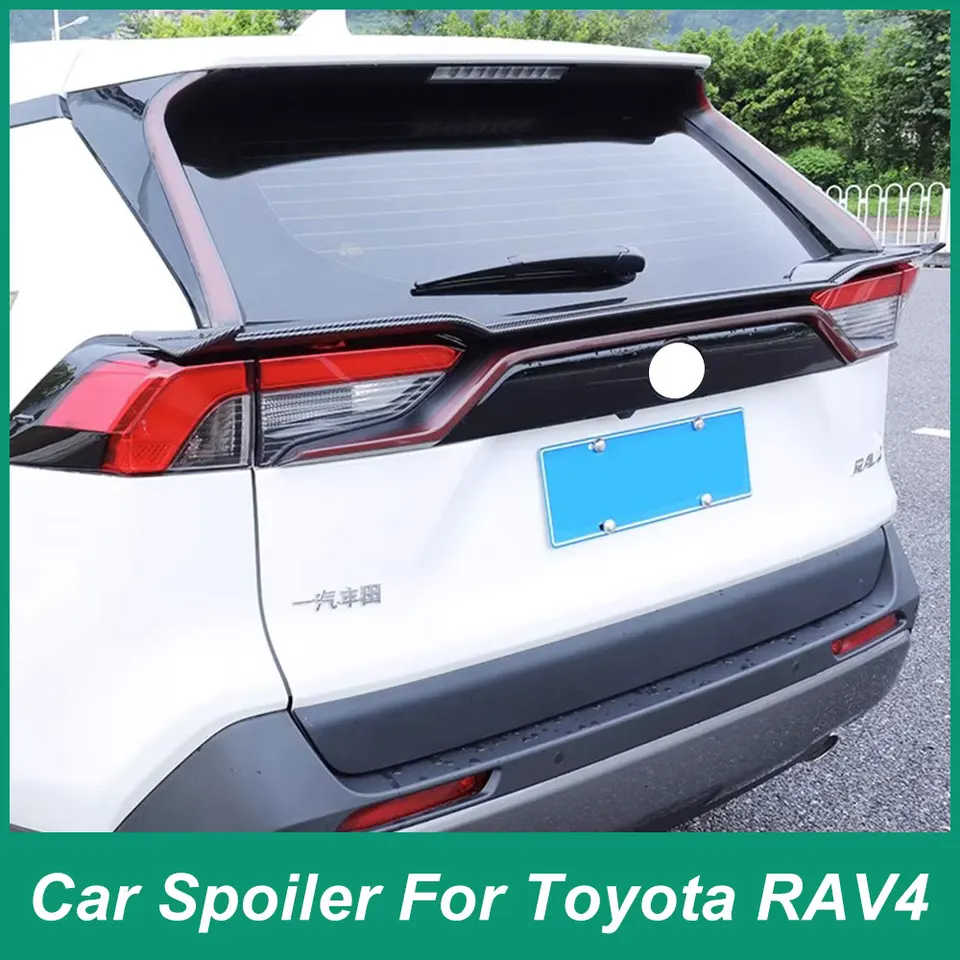 Pre Toyota RAV4 2020-2023 Zadný priehradka IUGATRE IID Middle SPOILER Zadné krídlo Exteriér Modifikácia ABS Plastové diely Čierne