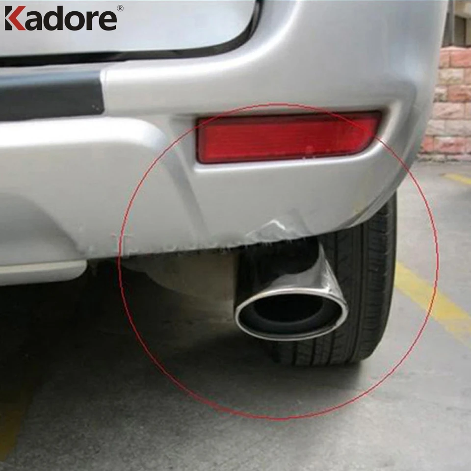 Pre Toyota Rav4 Rav 4 2006 2007 2008 2008 2009 2011 2011 Nerozdúnna oceľ upravená vozidlo Zadný okrúhly výfuk Tail Tack