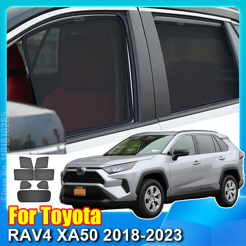Pre Toyota RAV4 XA50 2018-2023 Okno Car Sunshade UV Ochrana Auto convor