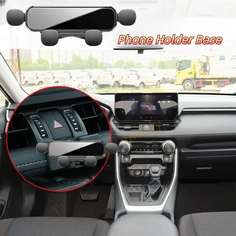 Pre Toyota RAV4 XA50 2020-2022 Držiteľ mobilného telefónu Mirror Gravity Držiak GPS stánok Air Outlet so základným príslušenstvom