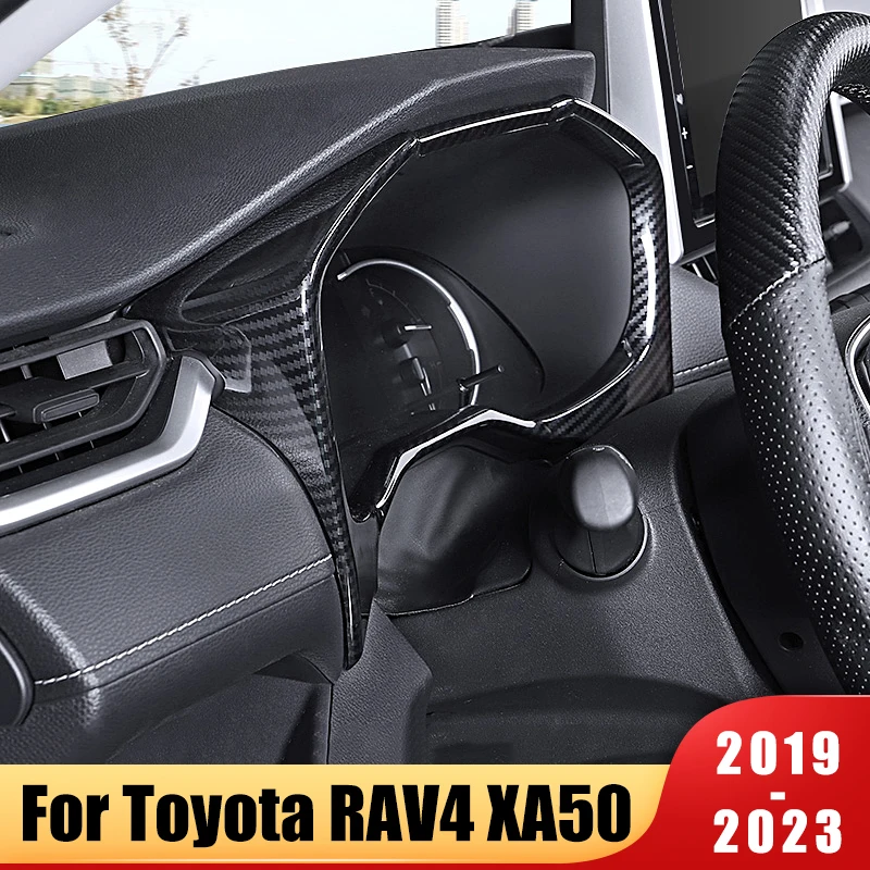 Pre Toyota RAV4 XA50 Hybrid 2019-2021 2022 2023 2023 DOSPECK DEKON DISPLACE DISPLEPLE DISPLEPLE RINGEMETRECEMER ORIKOVÁ ČÍTANIE Rám