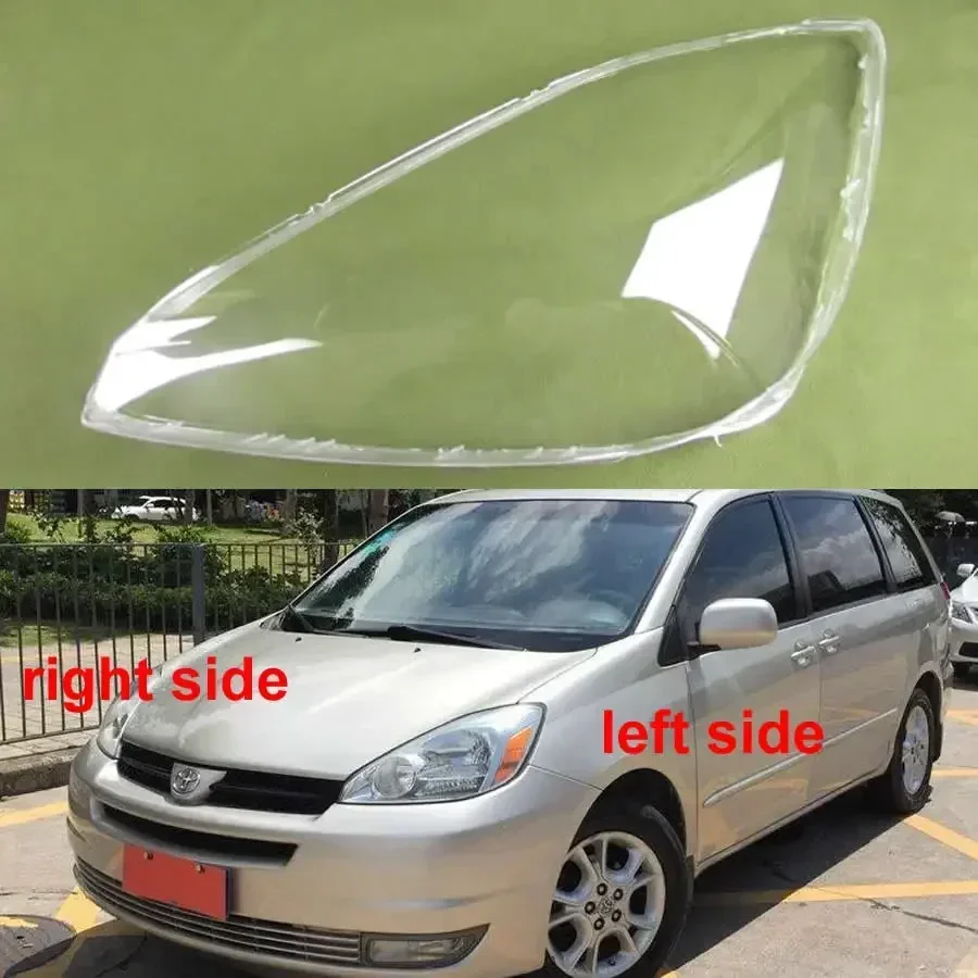 Pre Toyota Sienna 2004 2005 predný svetlometový kryt lampa s lampami svetlomet s škrupinami Plexiskla Automatické náhradné diely