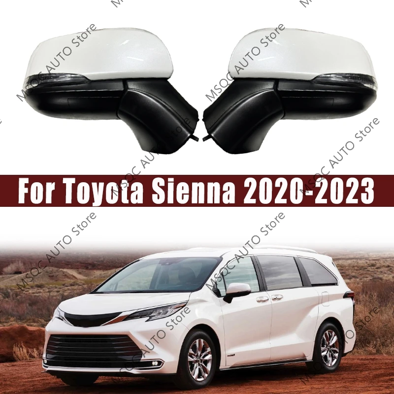 Pre Toyota Sienna 2020-2023 KOSTROVNÉ DODATOK STRÁNKY Zostava Zostava Zrkadla