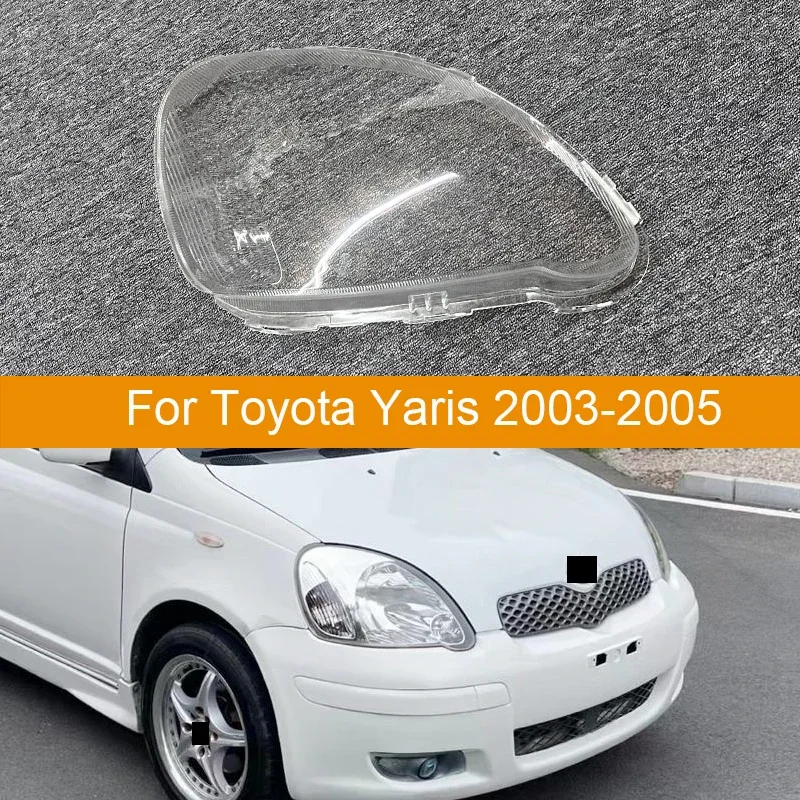 Pre Toyota Yaris 2003 2004 2005 2005 TreapLam Cover Lens Priehľadná lampa tieň svetlometový škrupina Vymeňte pôvodnú lampu