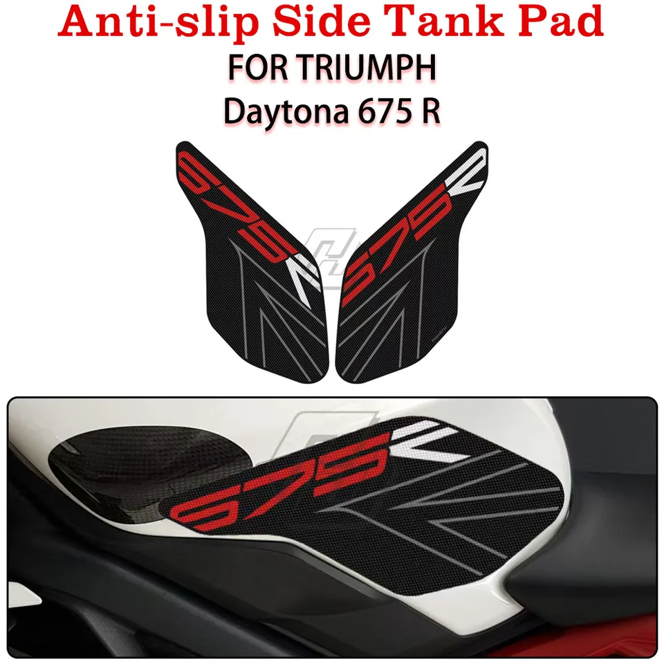Pre Triumph Daytona 675 R 2013 2015 2015 2016 Motocykel protišmykov bočnej nádrže na ochranu predovšetkým koleno grip mat slepky