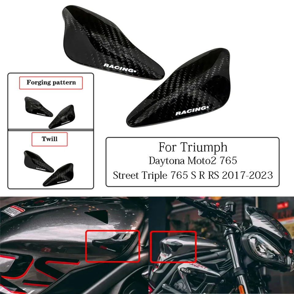 Pre Triumph Daytona Moto2 765 / Street Triple 765 SR RS 2017-2023 Palivová nádrž Ochranné kryt