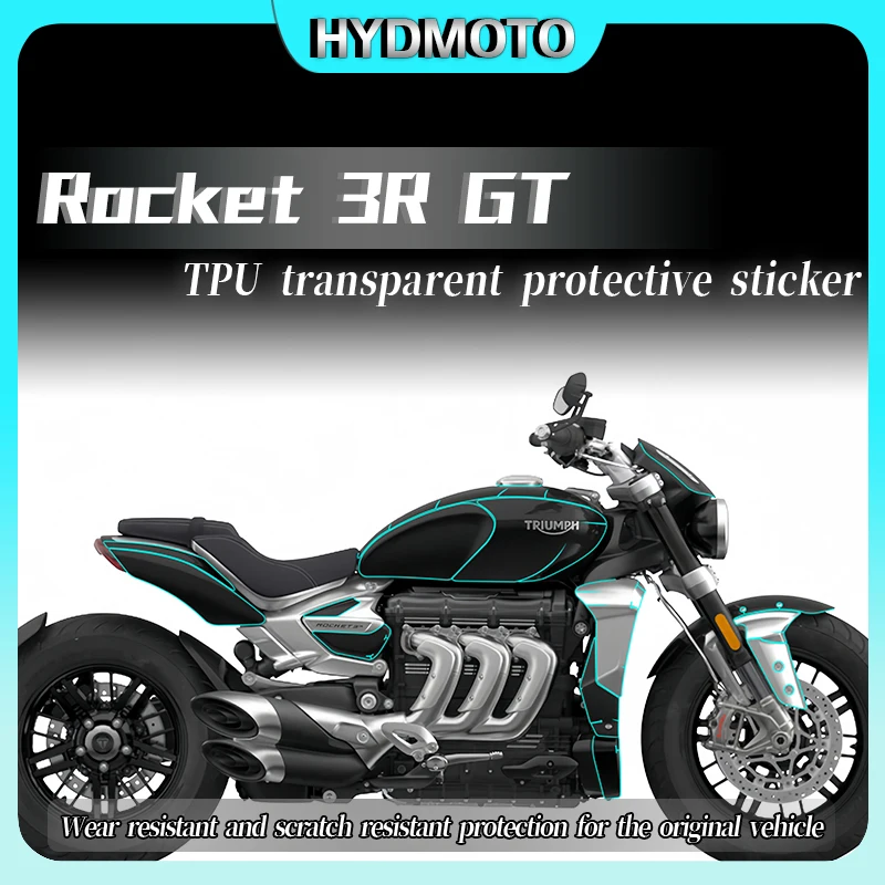 Pre Triumph Rocket 3R GT neviditeľné kryt