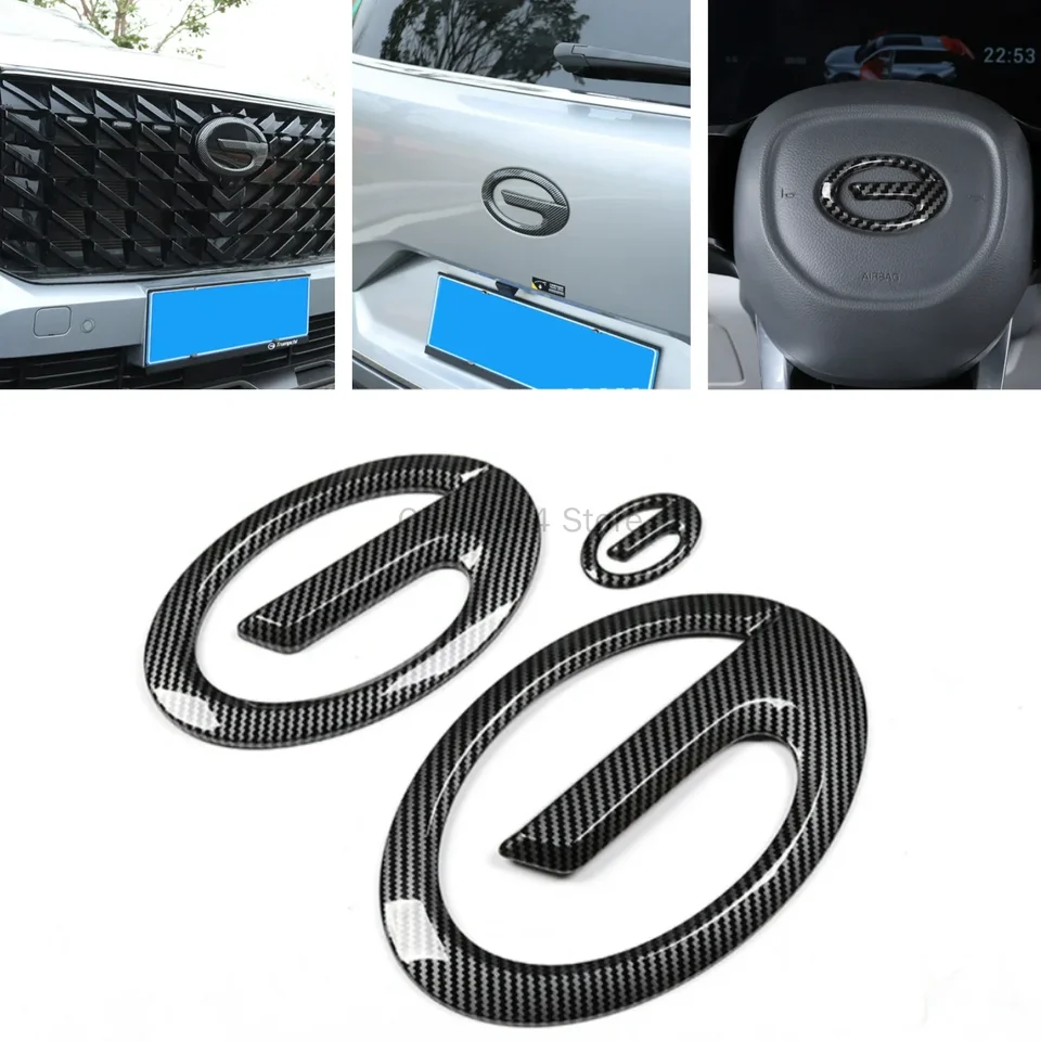 Pre Trumpchi GAC GS8 2022 2023 Auto príslušenstva automobilového loga rámca ORICÁRNY ORIKÁLNE STYLING 3KS/SET